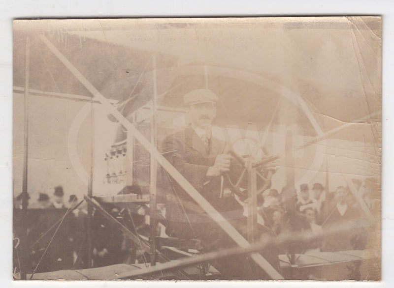 Glenn Curtiss No.2 Aviator Dominguez Hills Air Race Plane Original Snapshot Photo