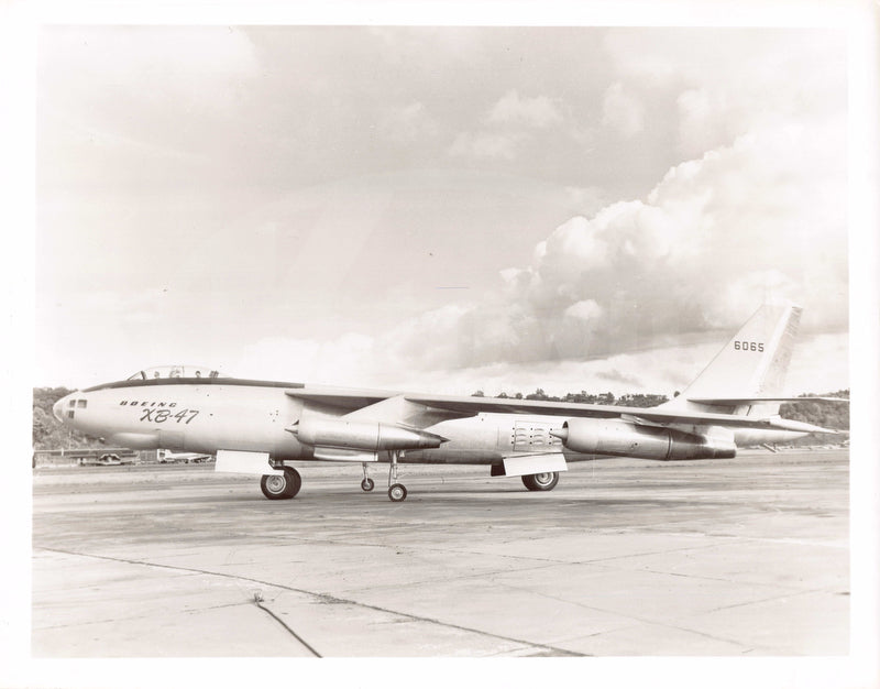 Boeing B-47 Stratojet Strategic Bomber Vintage Military Aviation Press Photo