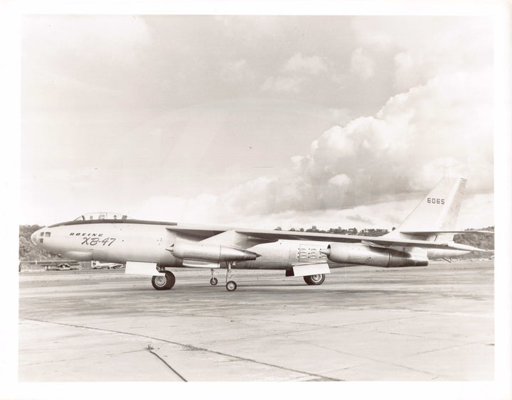 Boeing B-47 Stratojet Strategic Bomber Vintage Military Aviation Press Photo