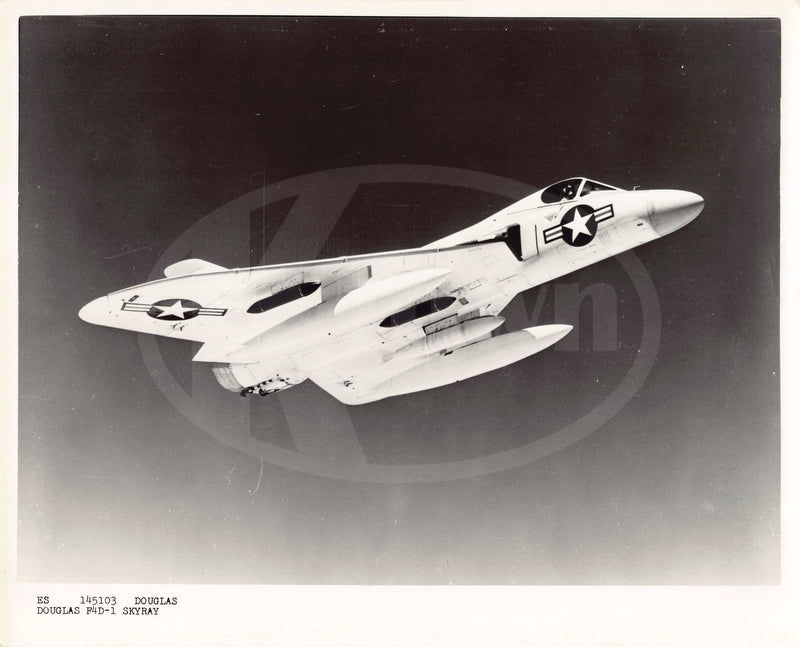 Douglas F4D-1 Skyray US Military Aviation FIghter Plane Vintage Press Photo