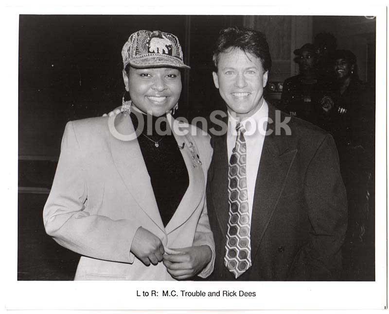 Rick Dees Disco Duck & MC Trouble Rap Musician Vintage NY Music Scene Promo Photo