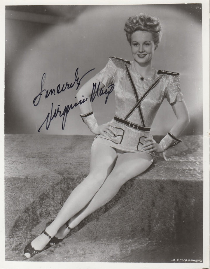Virginia Mayo Banjo Eyes Broadway Actress Autograph Signed Photo