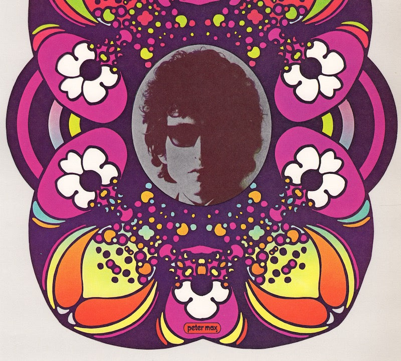 Bob Dylan American Music Singer Vintage Peter Max Graphic Art Poster Print