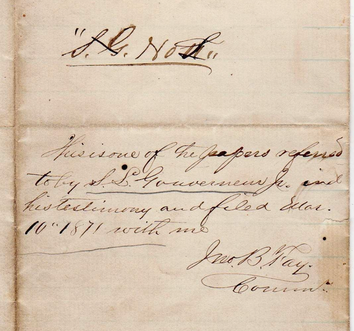 Samuel Gouverneur President Monroe Secretary Autograph Signed Family Letter 1864