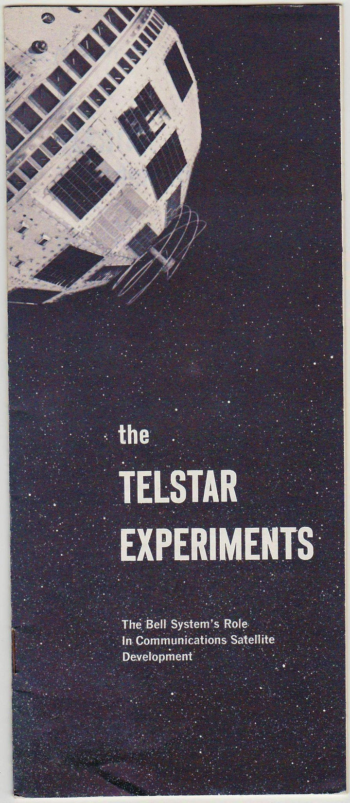 Telstar Satellites Bell Systems Space Experiments Vintage Promotional Brochure