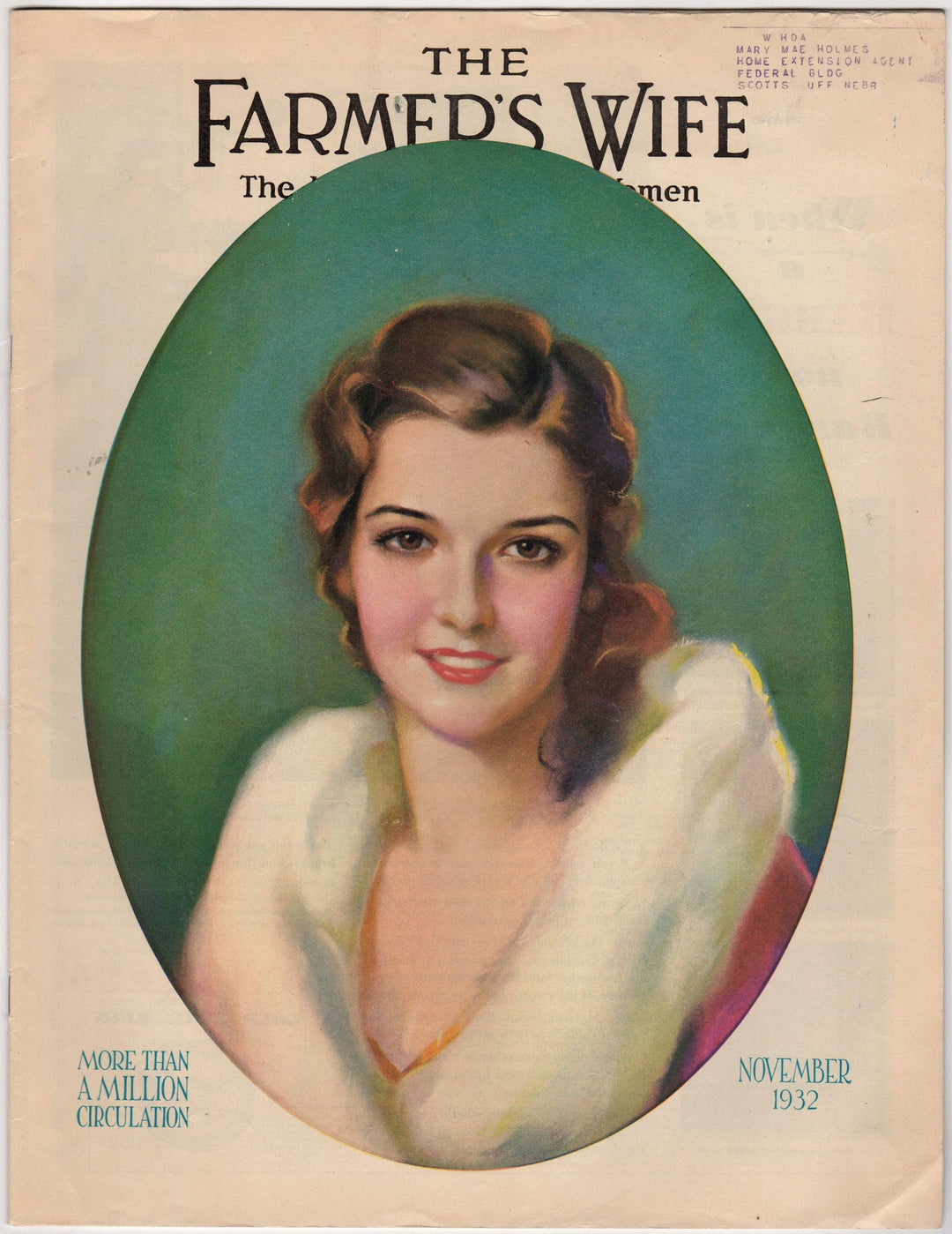 The Farmer's Wife Magazine for Farm Women Antique Illustrated Magazine November 1932