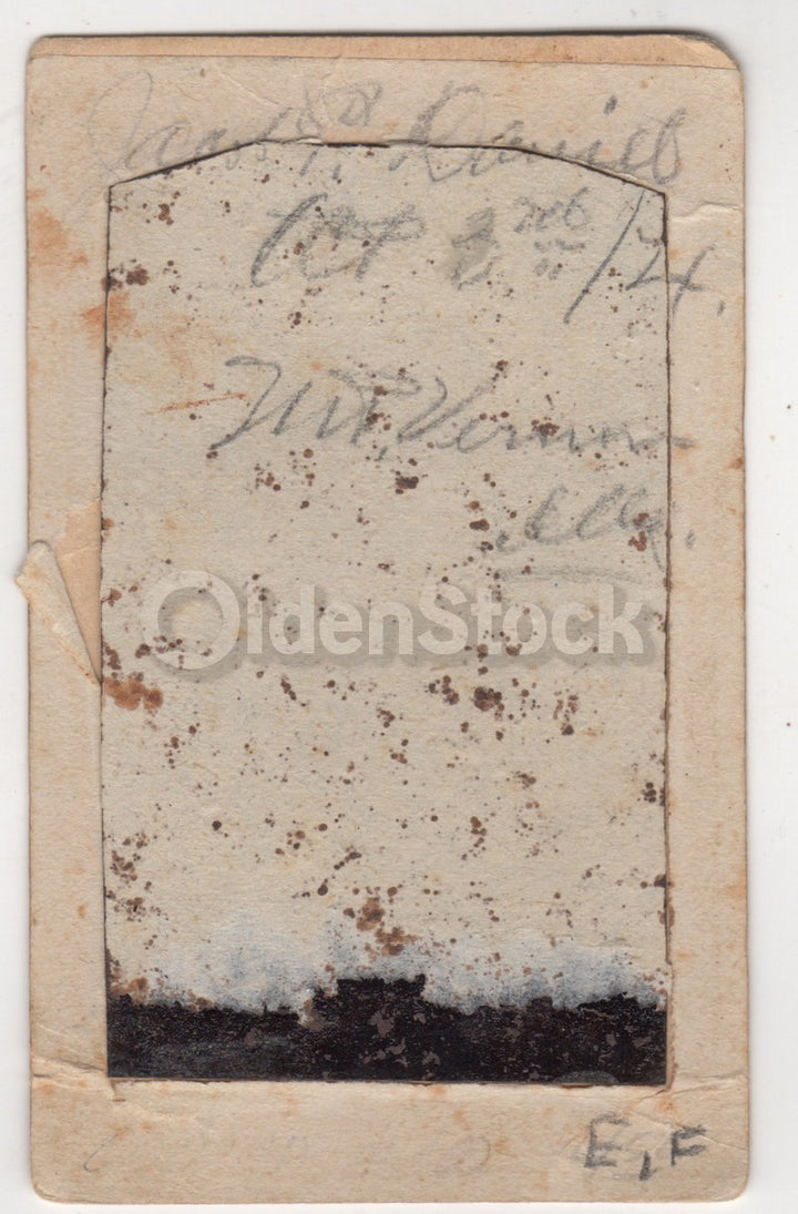 Jacob Daniel Mt Vernon Illinois ID'd Antique Tintype Photo 1874