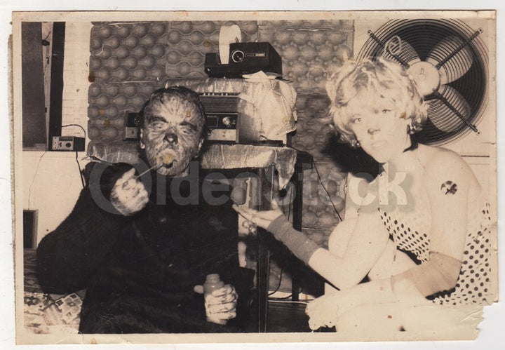 Star Wars Cosplay Han and Chewbacca Costumes Vintage 1970s Snapshot Photos