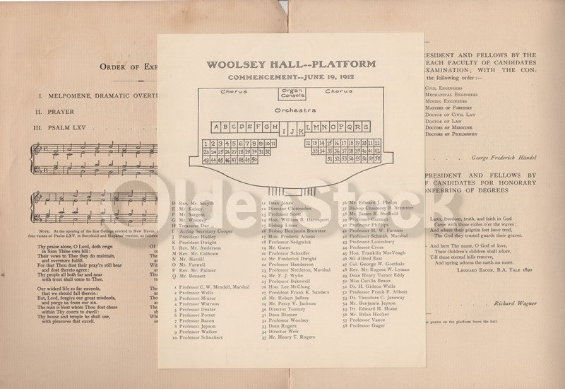 Robert Gardner Golf Amateur Winner Yale University Graduation Program 1912