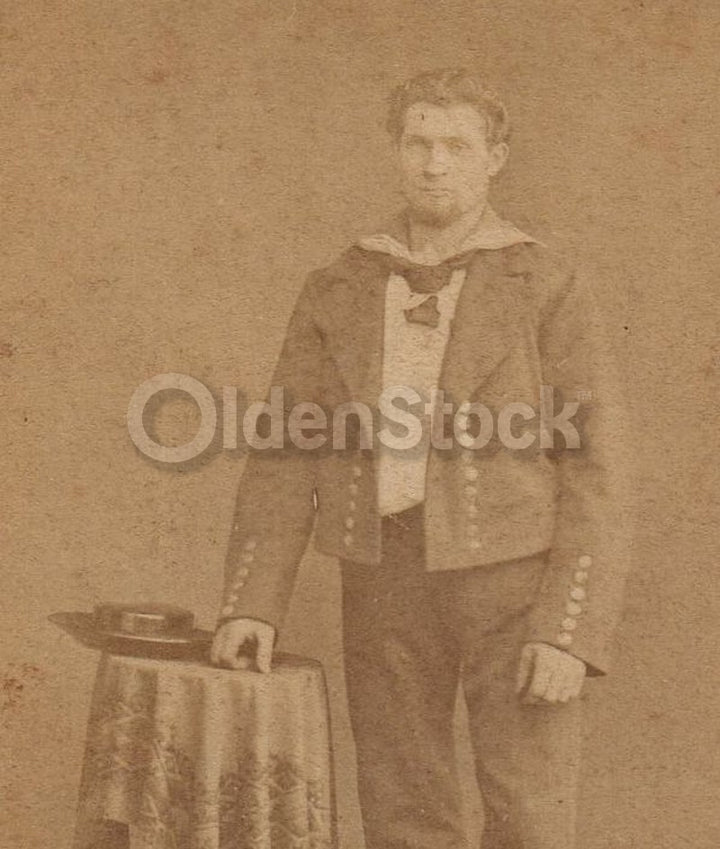 German Navy Boy Soldiers Antique CDV Photos - One ID'd