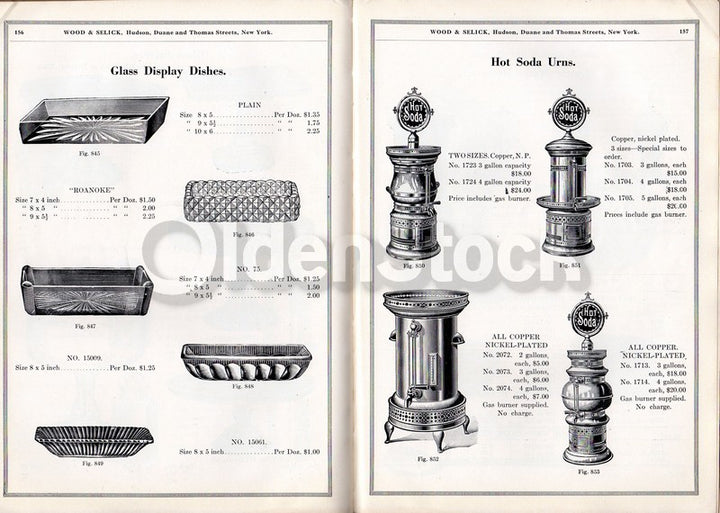 Wood and Selick New York Candy Confectioners Machinery Antique Sales Catalog 1923