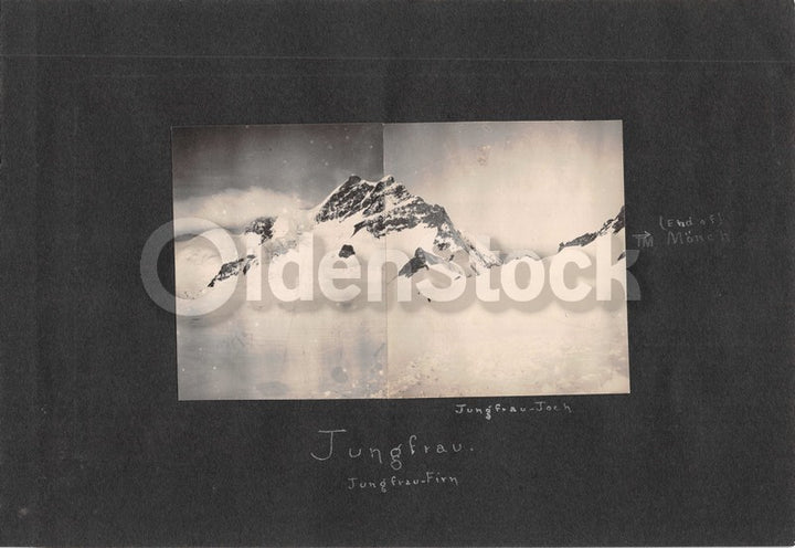 Alps Mountain Climbing Guide Pioneer Johann Baumann Antique Snapshot Photos 1908