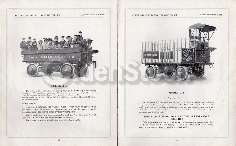 Holson Motors Couple Gear Freight Wheel Grand Rapids Automobile Sales Catalog