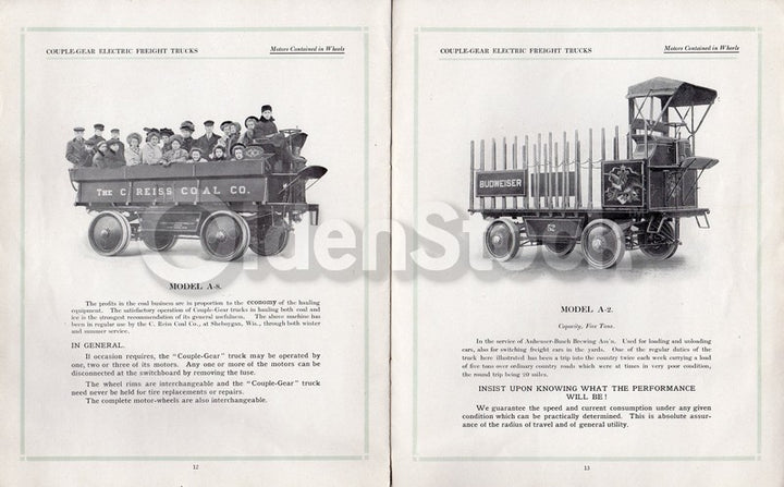Holson Motors Couple Gear Freight Wheel Grand Rapids Automobile Sales Catalog