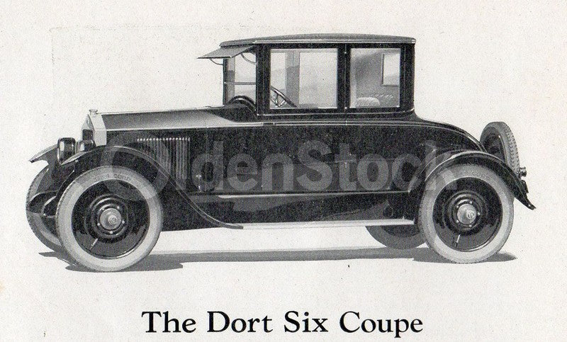 Dort Motor Car Company Flint Michigan Antique Automobile Advertising Book Poster