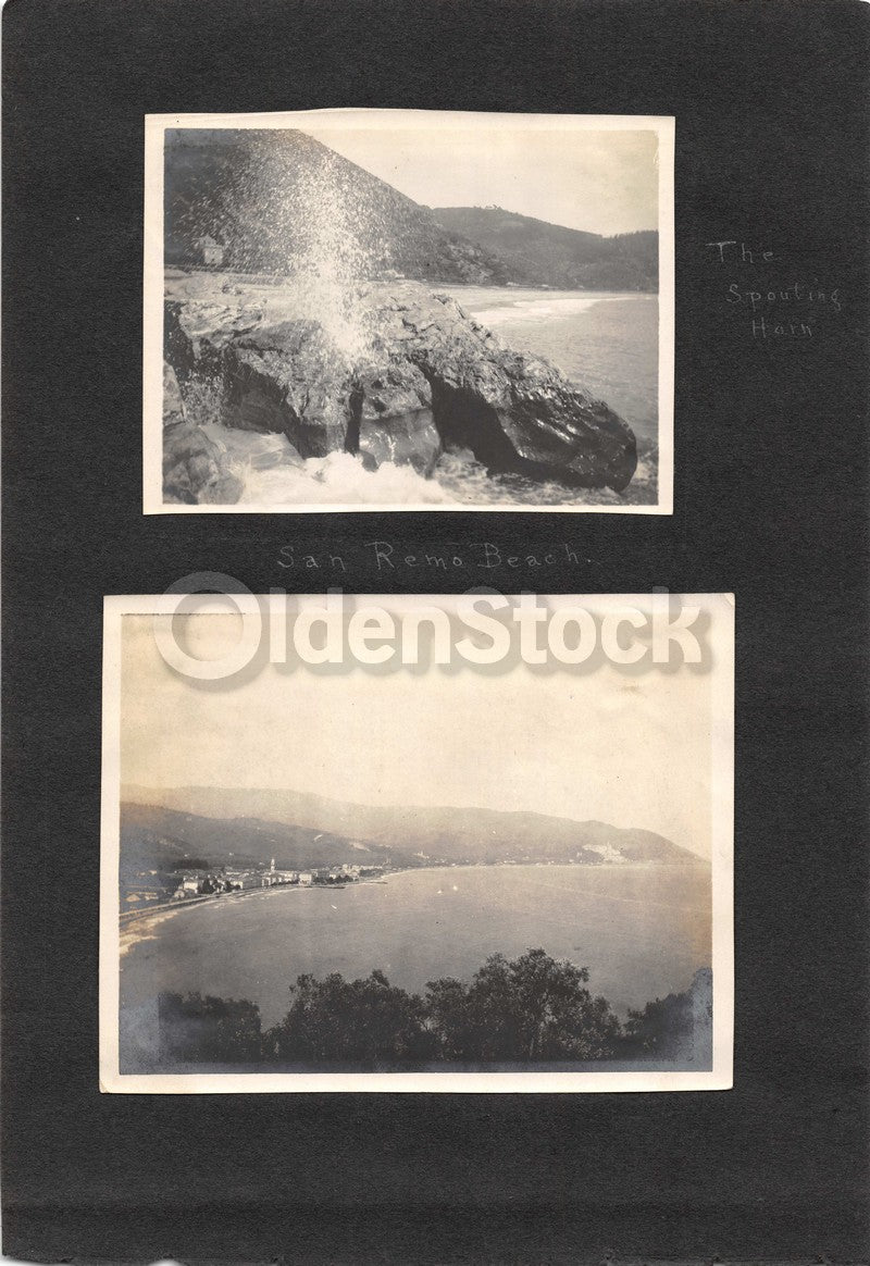 SS Königin Luise Mediterranean Cruise Vacation Antique Snapshot Photos 1913