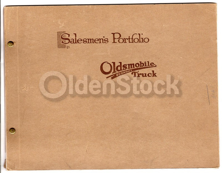 Oldsmobile Salesmen's Catalog Antique Trucks Graphic Advertising Price List 1919