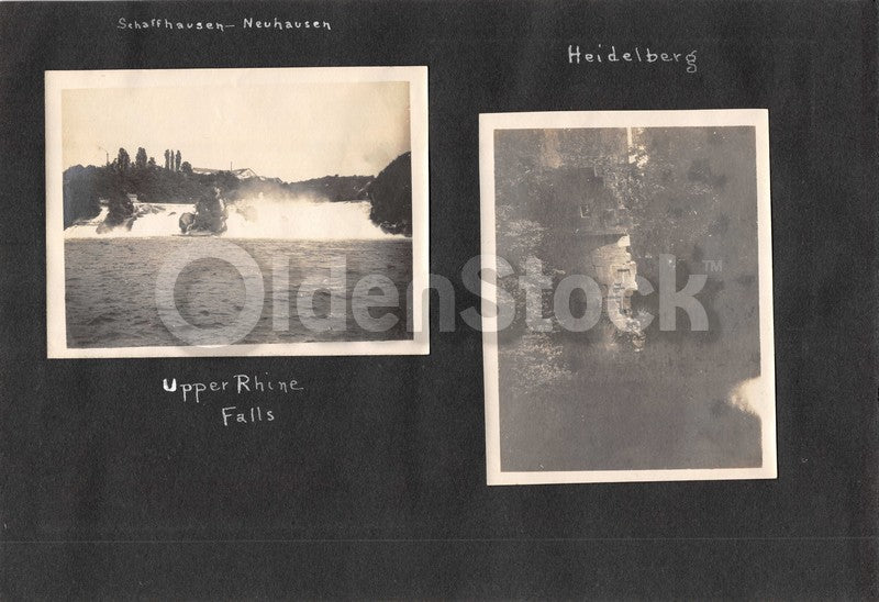 SS Königin Luise Mediterranean Cruise Vacation Antique Snapshot Photos 1913