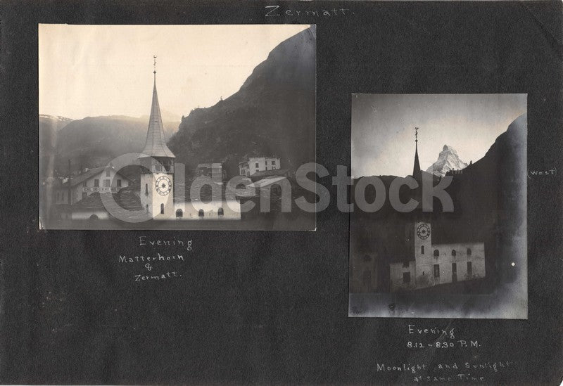 Intrepid Explorers in the French Alps Charming Vacation Antique Snapshot Photos