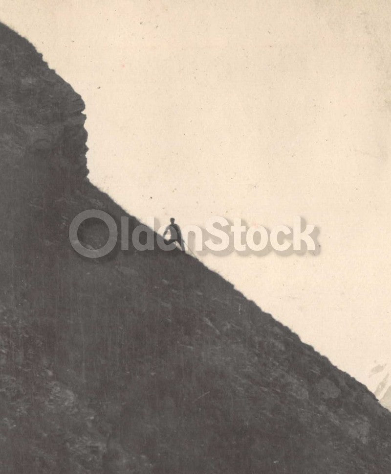 Intrepid Explorers in the French Alps Charming Vacation Antique Snapshot Photos