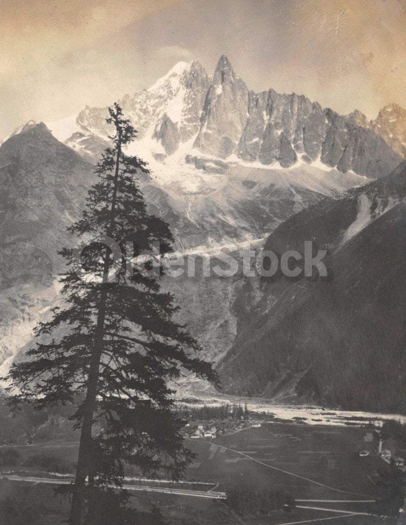 Intrepid Explorers in the French Alps Charming Vacation Antique Snapshot Photos