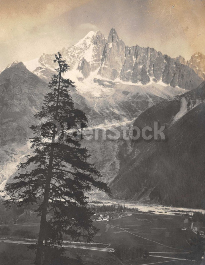 Intrepid Explorers in the French Alps Charming Vacation Antique Snapshot Photos