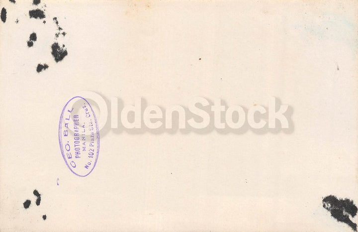 USS Colorado Asiatic Fleet Navy Armored Cruiser Ship in Philippines Antique Photo