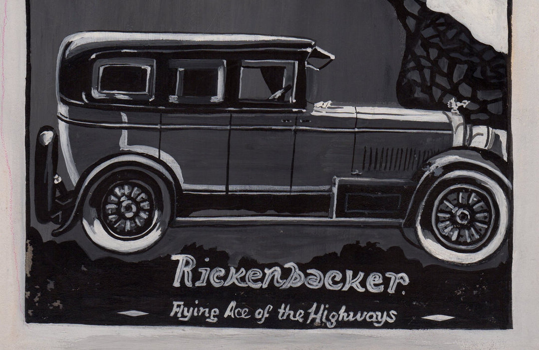 Rickenbacker Motor Car Original WAC Artist Automobile Advertising Painting 1926