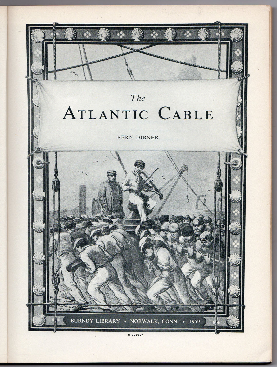 Cyrus Field Atlantic Telegraph Co Original Antique Autograph Signature & Book