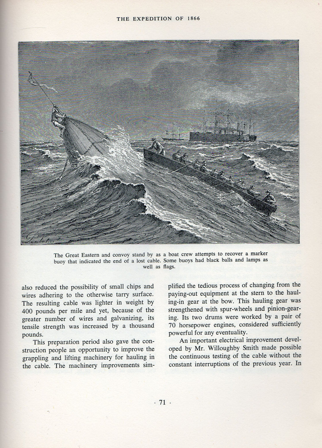 Cyrus Field Atlantic Telegraph Co Original Antique Autograph Signature & Book