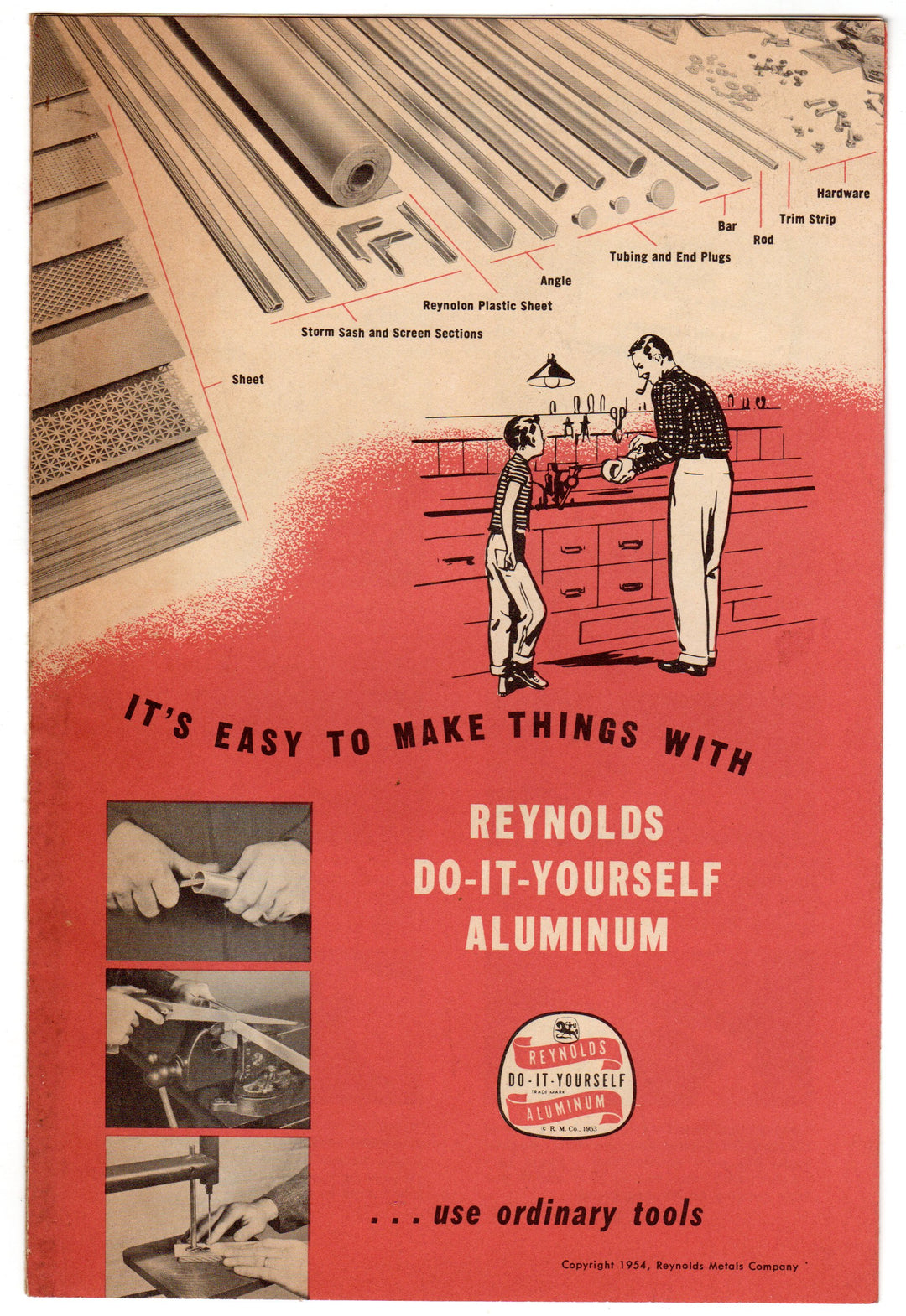 Reynolds Rolled Aluminum Vintage 1950s Industrial Metals Advertising Brochure