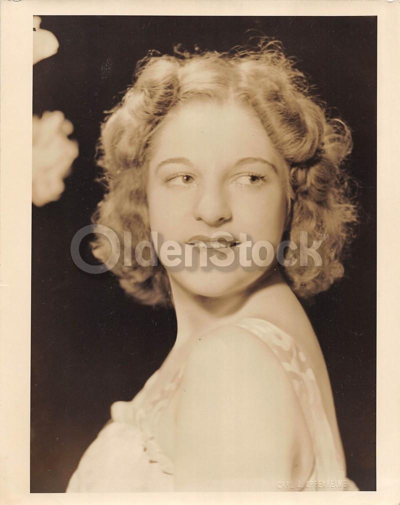 Lovely Young Woman Vintage 1940s Fashion Photo by Jewish German Photographer