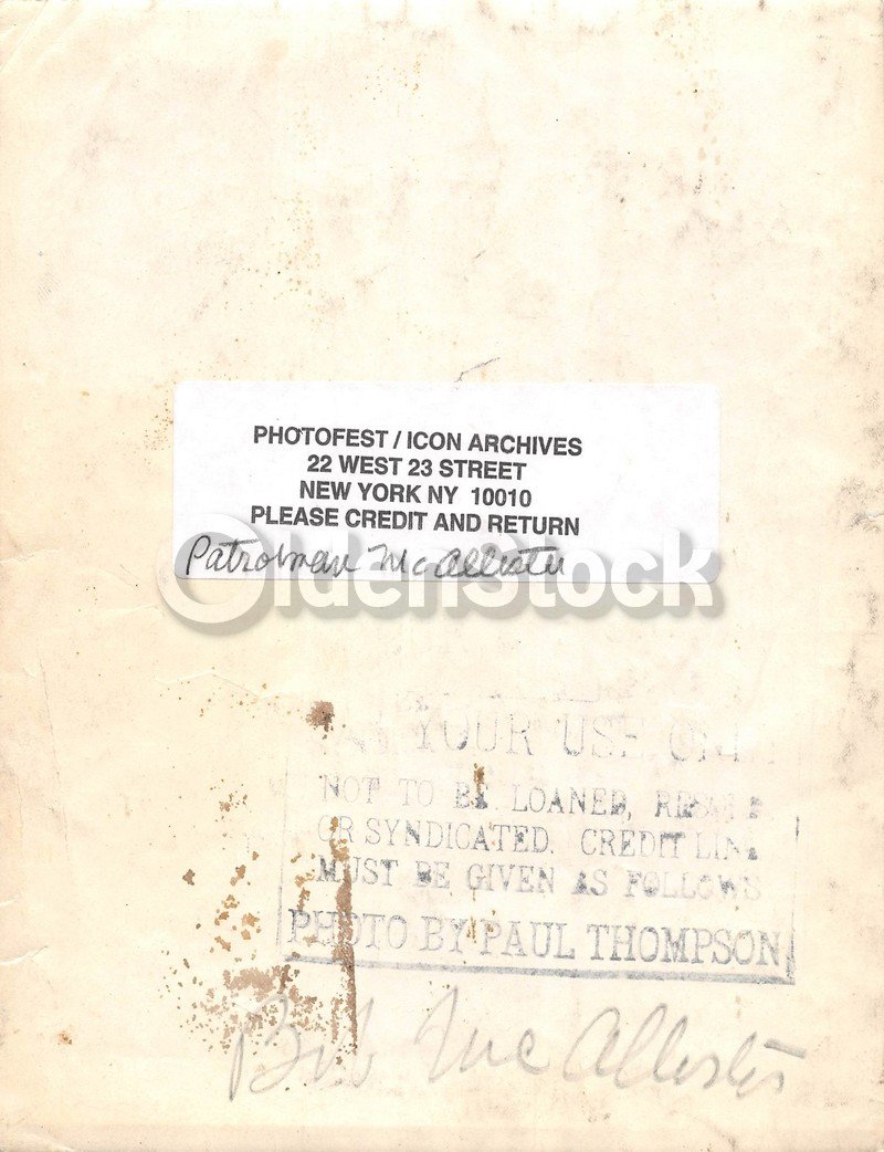 Bob McAllister NY City Policeman & Track Olympian Vintage News Press Photo