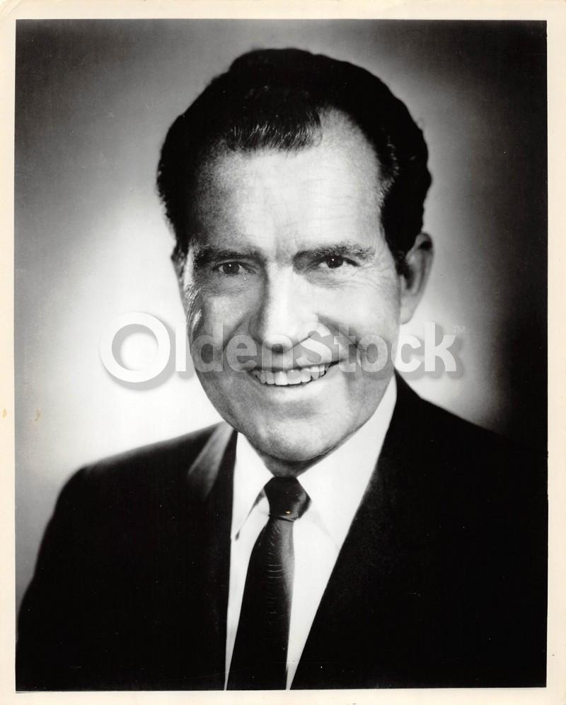 President Richard M. Nixon Vintage 8x10 Political Promo Photograph