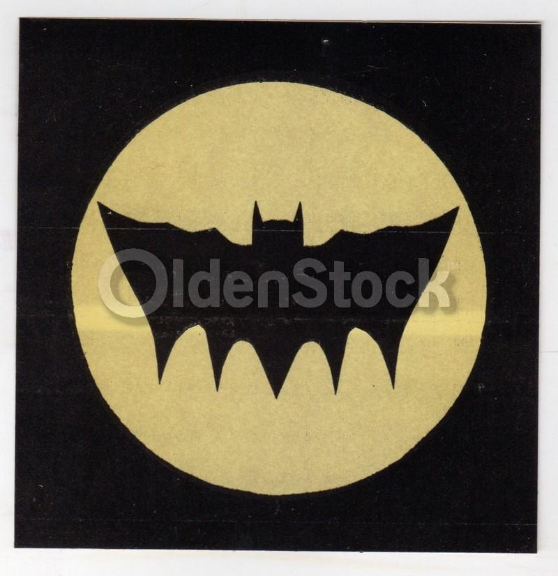 Batman Bat Signal Vintage 1960s Bumper Sticker Decal