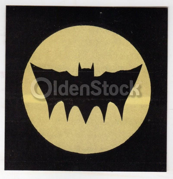 Batman Bat Signal Vintage 1960s Bumper Sticker Decal