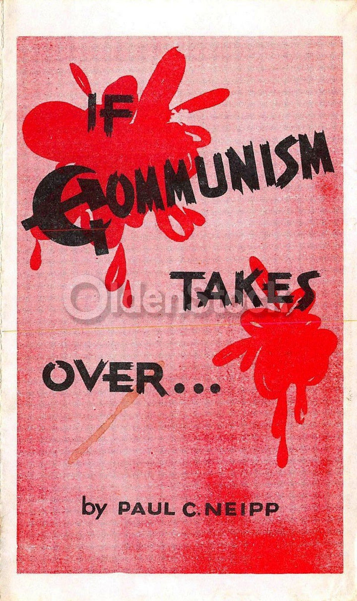 If Communism Takes Over Vintage Patriotic Christian Religious Tract