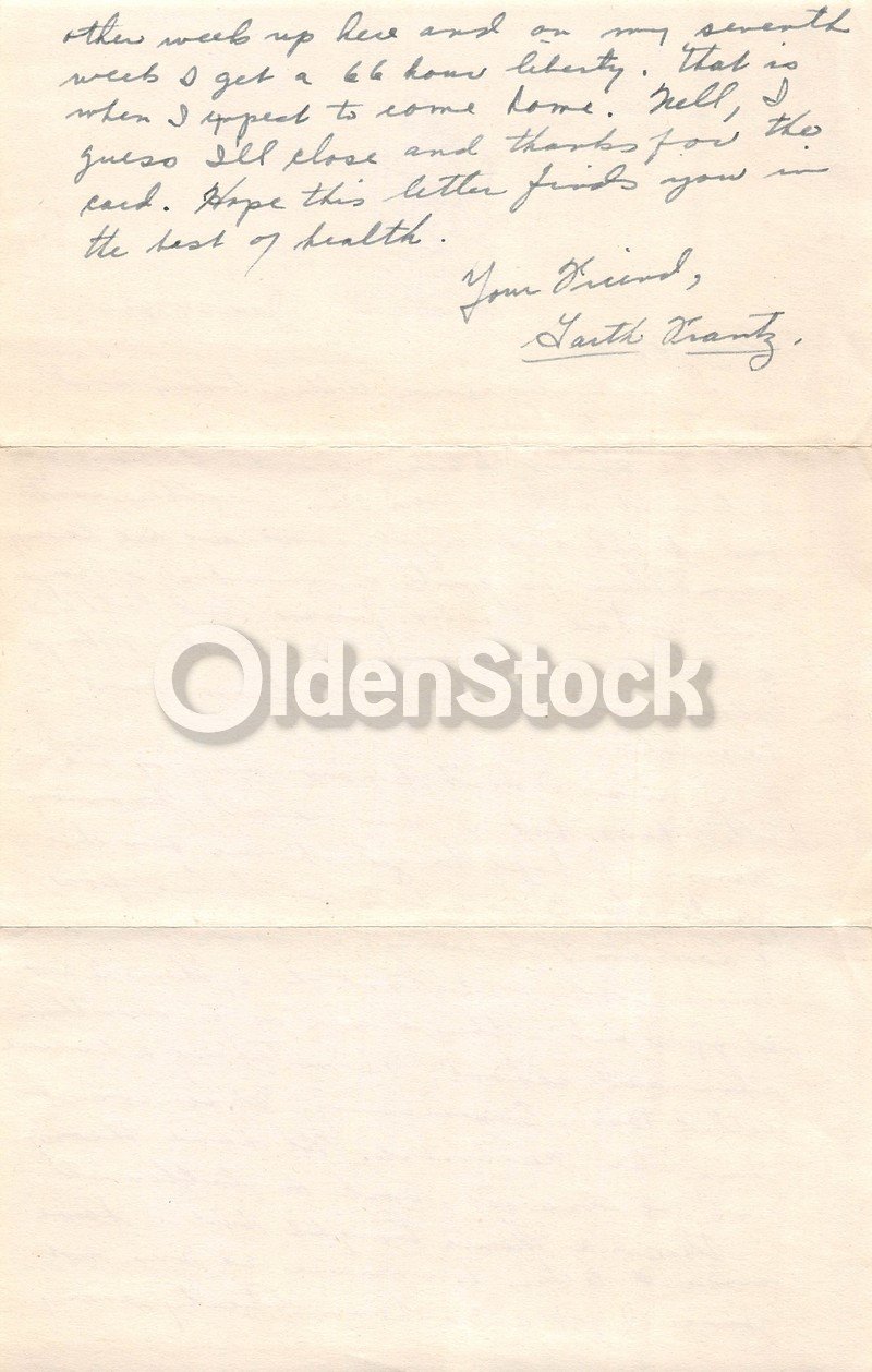 Great Lakes Naval Training Station Illinois WWII Sailor's Letter Home 1944