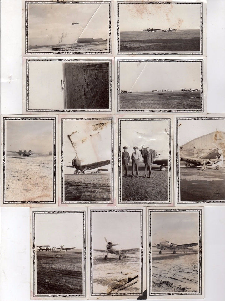 Curtiss Wright Aircraft Plane Builders Vintage WWII Employees Snapshot Photos