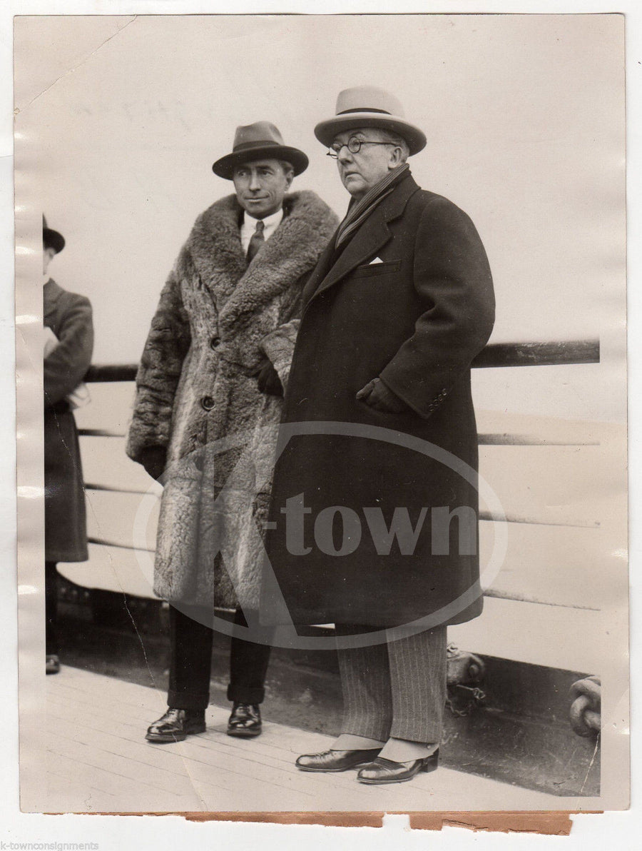 HUGH GIBSON FOREIGN SERVICE DISARMAMENT DIPLOMAT ANTIQUE NEWS PRESS PHOTO 1926 - K-townConsignments
