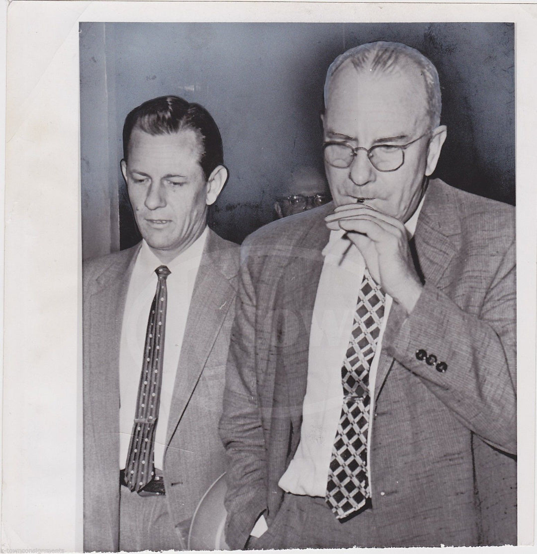 JAMES COOK EVANS DALLAS TEXAS BANK ROBBER CRIME VINTAGE NEWS PRESS PHOTO 1959 - K-townConsignments