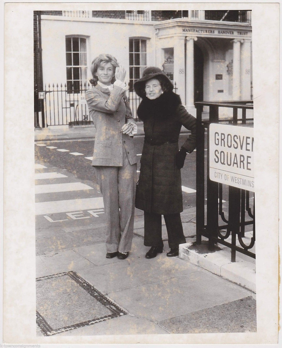 GRANDMOTHER ROSE KENNEDY CANDID SIDEWAY SHOT VINTAGE NEWS PRESS PHOTO PRINT - K-townConsignments