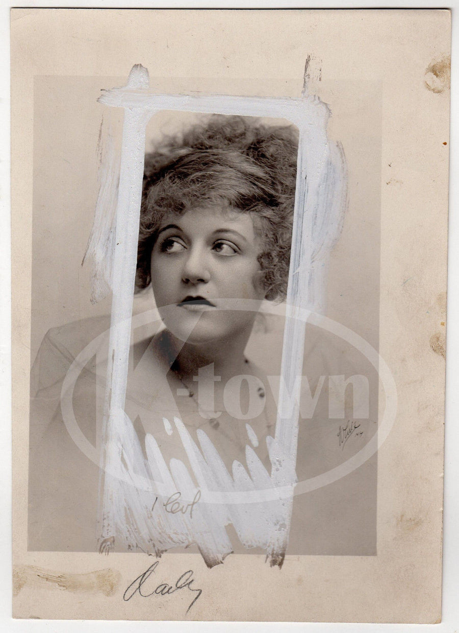JOSEPHINE SAXE EARLY STAGE & MOVIE ACTRESS VINTAGE PASTE-UP PRESS PHOTO - K-townConsignments