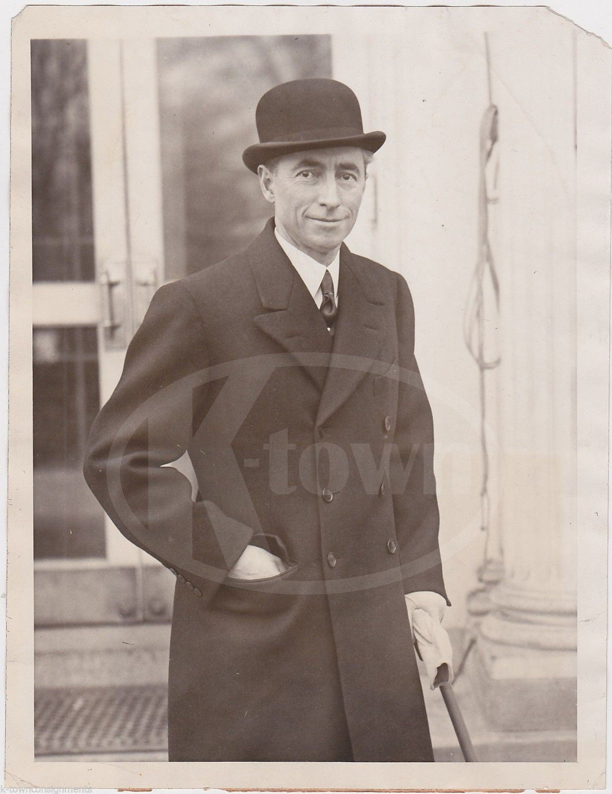 HUGH GIBSON FOREIGN MINISTER TO SWITZERLAND UNDER COOLIDGE NEWS PRESS PHOTO 1927 - K-townConsignments