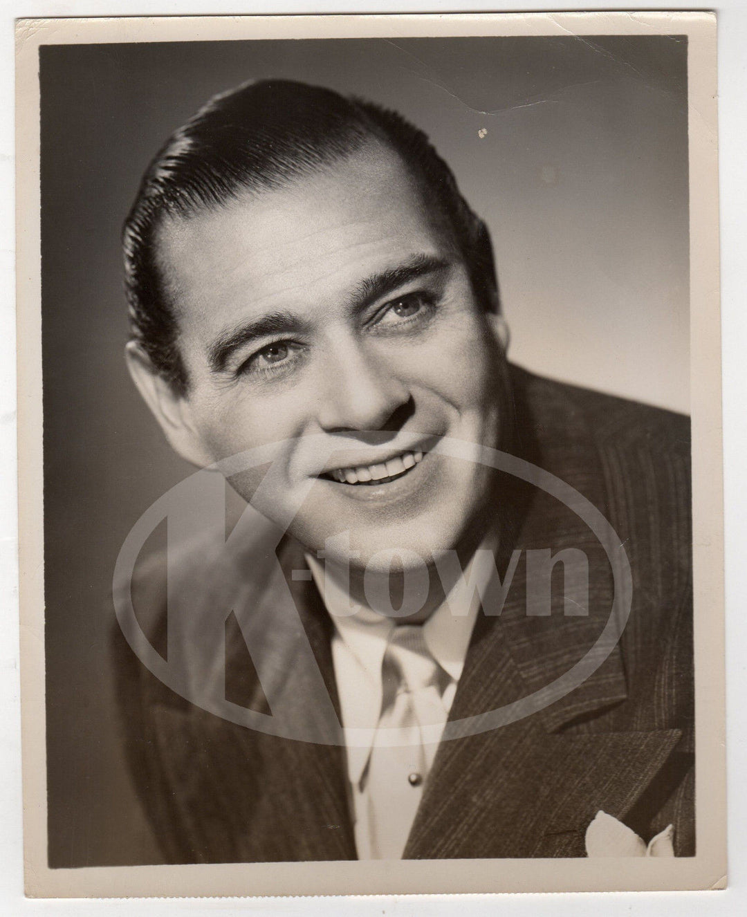 MORTON DOWNEY TV & MOVIE ACTOR VINTAGE PRESS RELEASE CBS STUDIO PROMO PHOTO - K-townConsignments