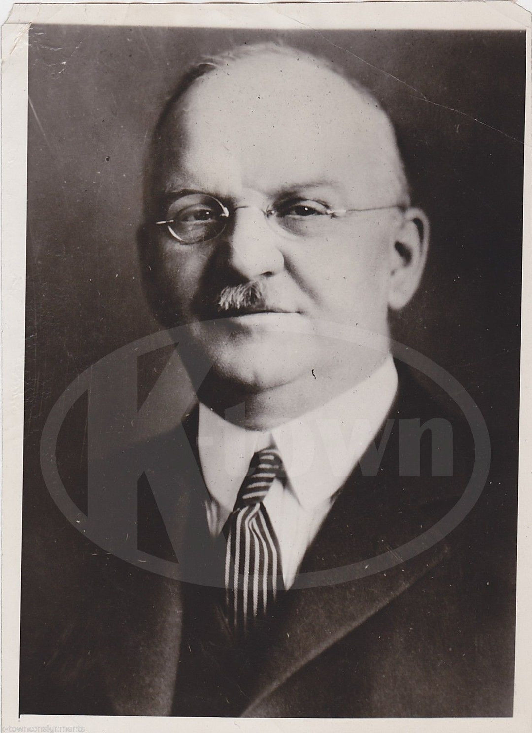 HOWARD FERGUSON CANADIAN COMMISSIONER WHEAT CROPS ANTIQUE NEWS PRESS PHOTO 1931 - K-townConsignments