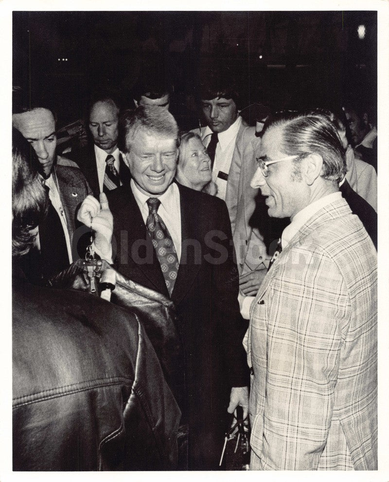 President Jimmy Carter & Congressmen Vintage 8x10 Political News Photo