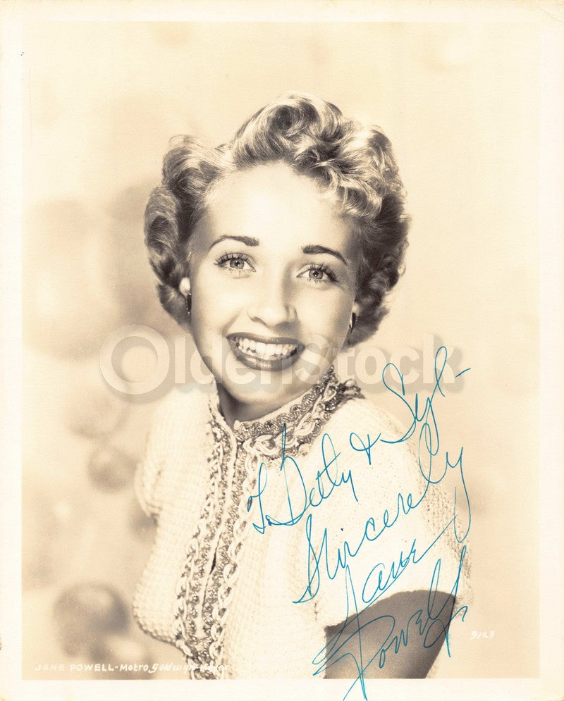 Jane Powell My Fair Lady Stage & Movie Actress Autograph Signed Photo