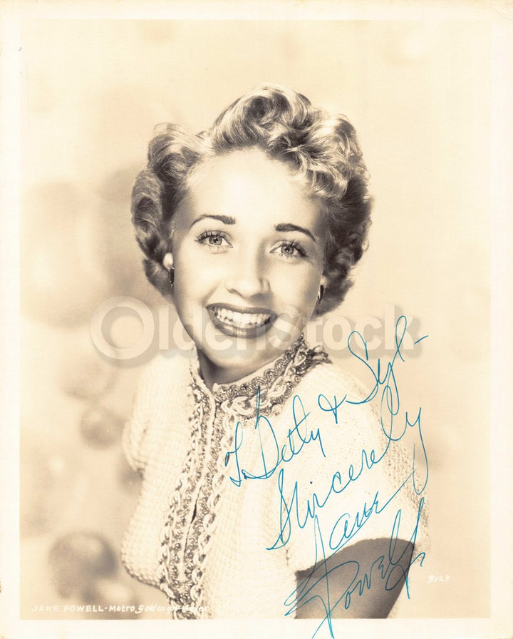Jane Powell My Fair Lady Stage & Movie Actress Autograph Signed Photo