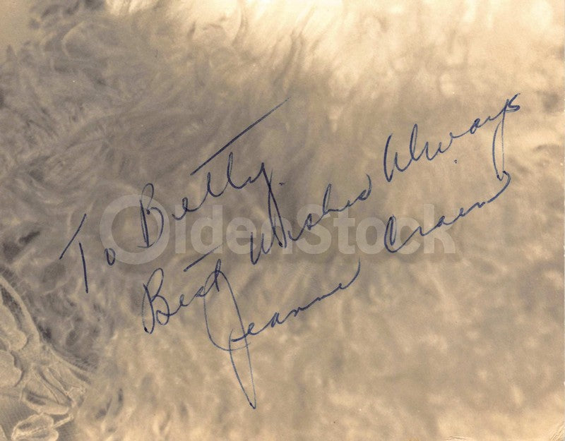 Jeanne Crain Cheaper by the Dozen Movie Actress Autograph Signed Studio Photo